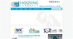 Desktop Screenshot of mjhousingandservices.com